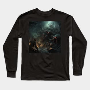 Tenacles from below Long Sleeve T-Shirt